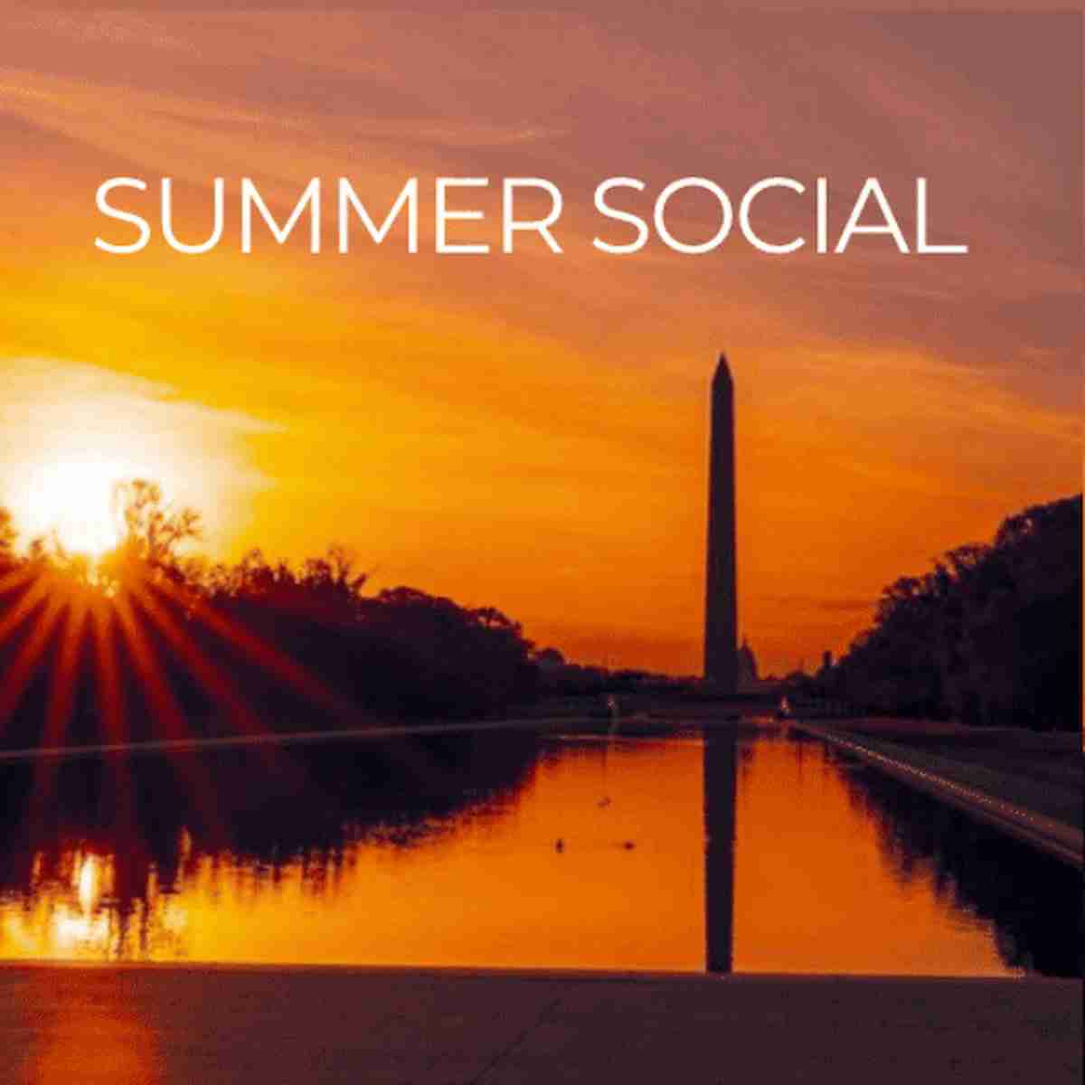 Summer Social networking event hosted by The Washington Forum in Washington, DC